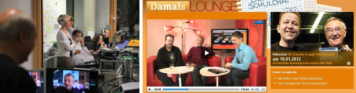 Damals Lounge – Poduktion einer interaktiven Webshow für den MDR
