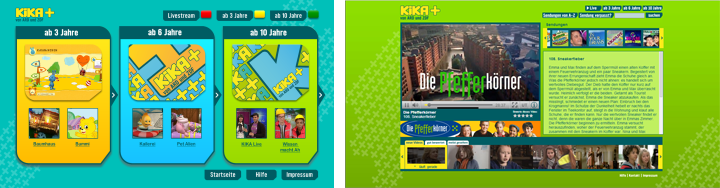 NC3 entwickelte die neue Online-Mediathek des KiKA