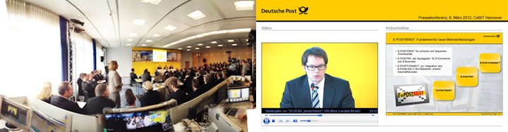 Pressekonferenz der Deutschen Post