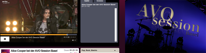 Alice Cooper in Concert – Video-Webcasting für das ZDF