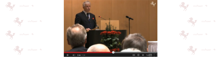 Videoaufzeichnung und Webstreaming der Amtsantrittsrede vom neuen Stuttgarter Bürgermeister