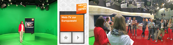 Web-TV-Sondersendung zur Europawahl 2014 für den MDR