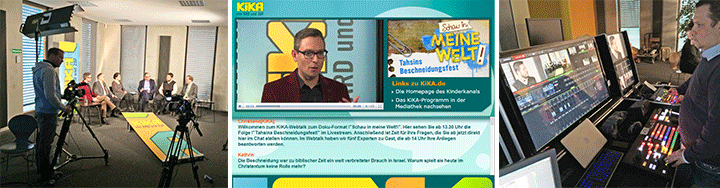 interaktives Web-TV “made by NC3″: Videoproduktion und Live-Streaming aus der KiKA-Zentrale