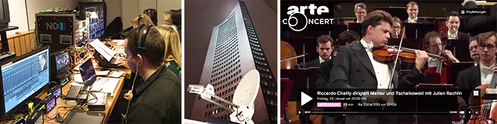 Videoaufzeichnung vom „Grossen Concert“ des Gewandhausorchesters und Live-Übertragung auf ARTEconcert