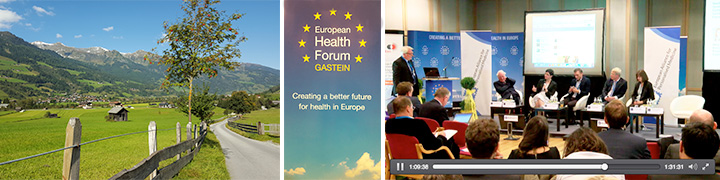 Live-Webcasting vom “European Health Forum Gastein” für VITAL TRANSFORMATION
