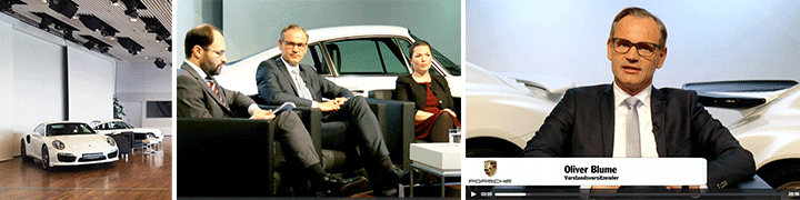 Livestream aus dem Porsche-Museum Stuttgart: NC3 produziert eine virtuelle Pressekonferenz mit Porsche-Chef Oliver Blume