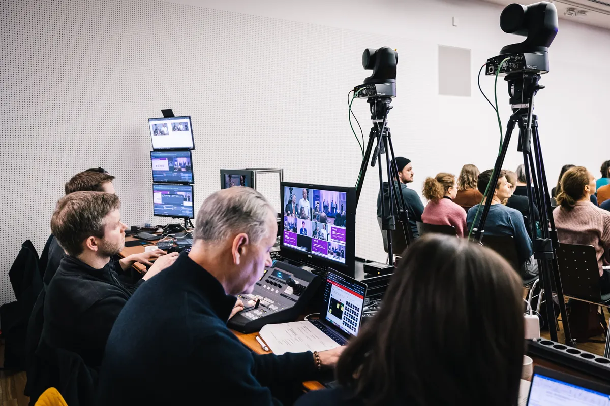 Technik Videoregie vor Ort