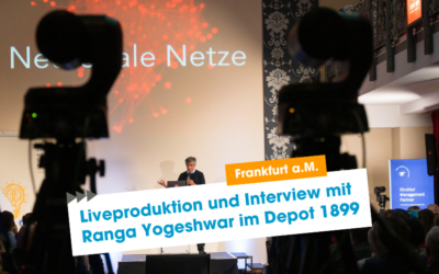 Liveproduktion und Interview mit Ranga Yogeshwar im Depot 1899