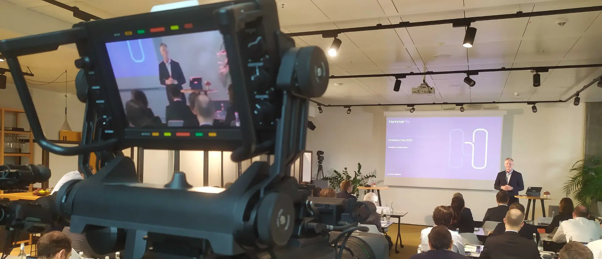 Investor Relations Event Livestream aus einem Konferenzsaal – NC3 Hauptversammlung Produktion