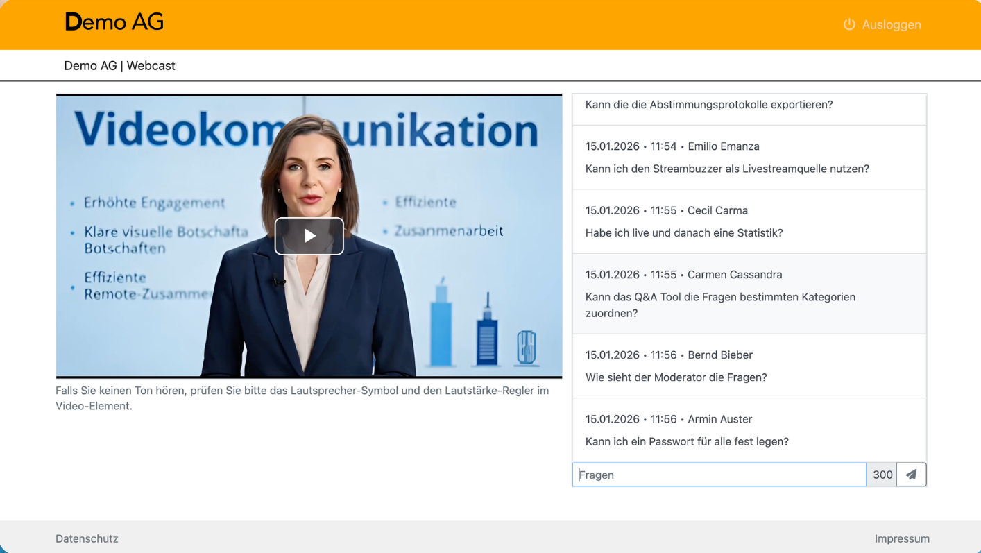 Event Manager Userrollen-Verwaltung
