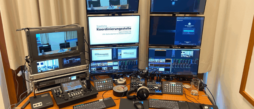 Hybride Konferenz im Bundesministerium für Arbeit und Soziales Berlin – PTZ-Kameras, Bildregie, Zoom-Integration